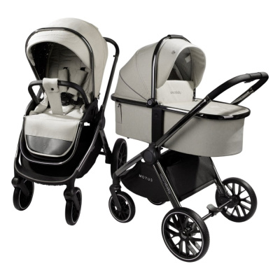 Коляска детская 2 в 1 Amarobaby Motus V2 белый 01